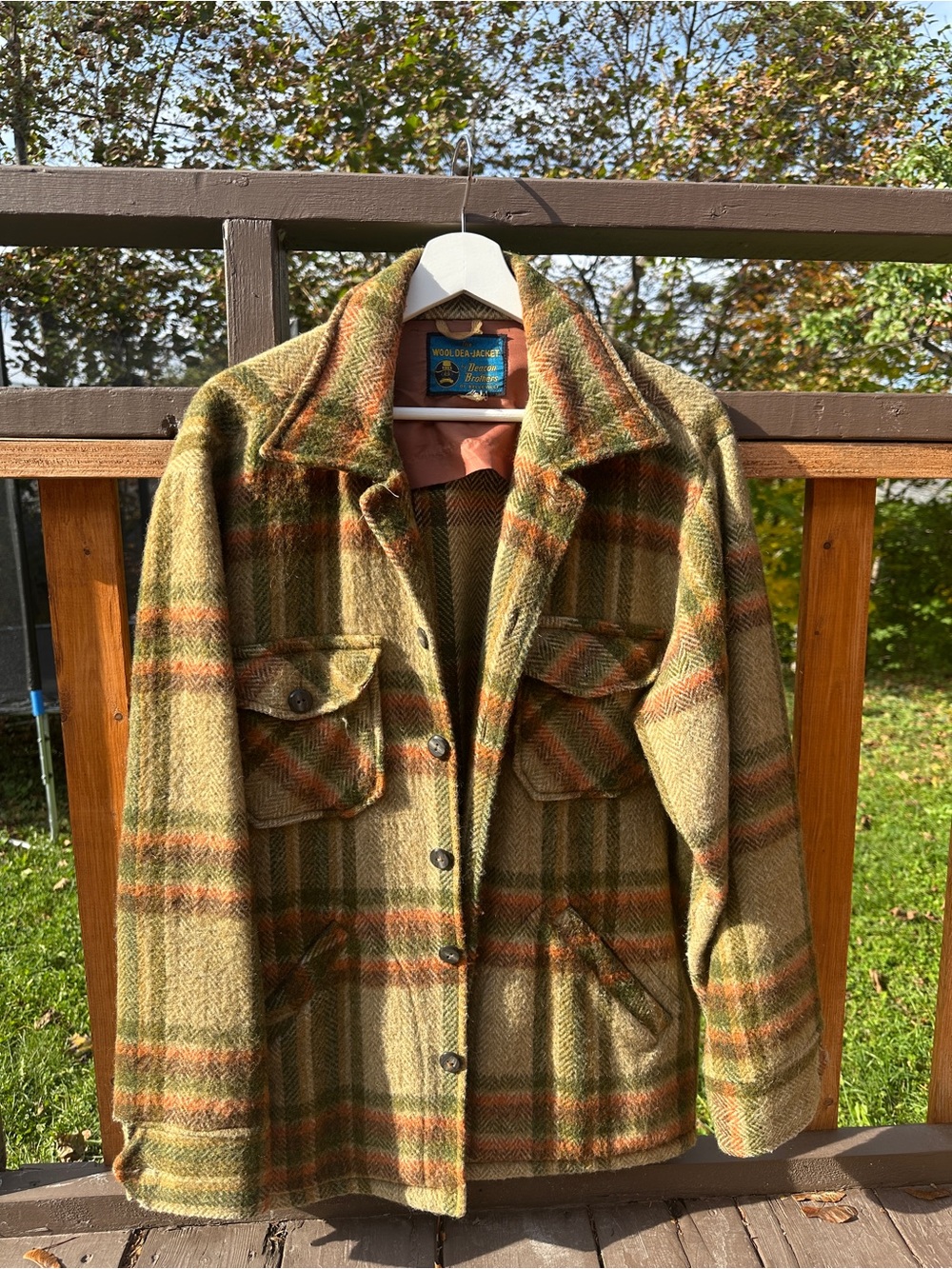 Men's Vintage Wool Dea-Jacket by Deacon Brothers of Belleville